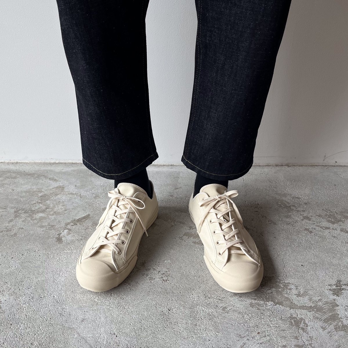 STUDIO NICHOLSON / MERINO VULCANISED SOLE CANVA STUDIO NICHOLSON / MERINO VULCANISED SOLE CANVA