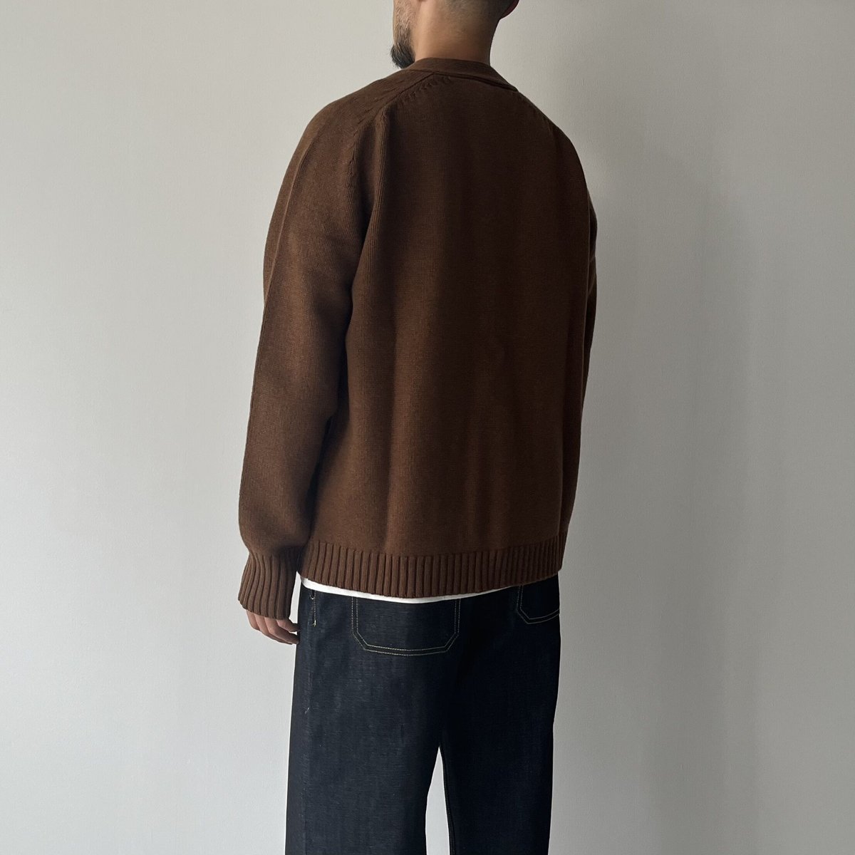 STUDIO NICHOLSON/SEN-ENGLISH LAMBS WOOL 5GG CAR STUDIO NICHOLSON/SEN-ENGLISH LAMBS WOOL 5GG CAR