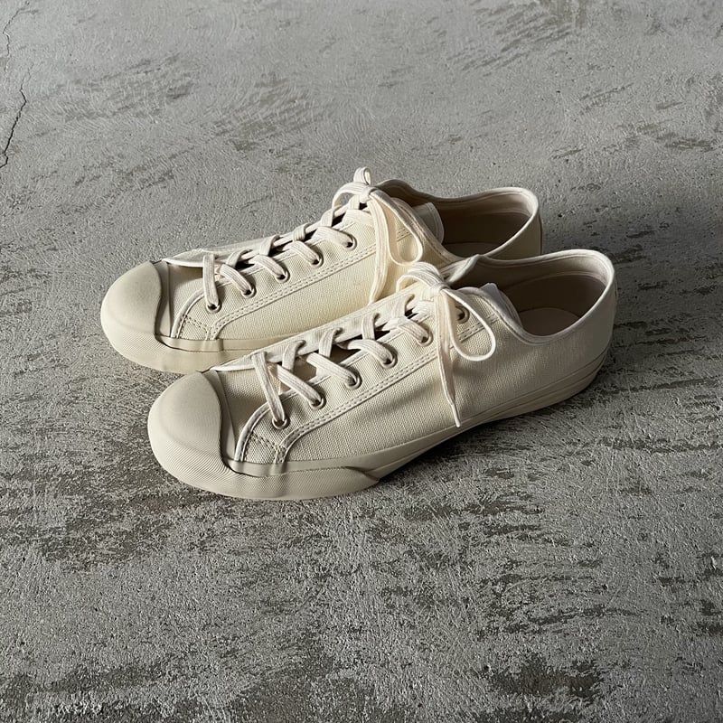 STUDIO NICHOLSON クリーム　M STUDIO NICHOLSON MERINO / Vulcanized Sole Canvas Shoes