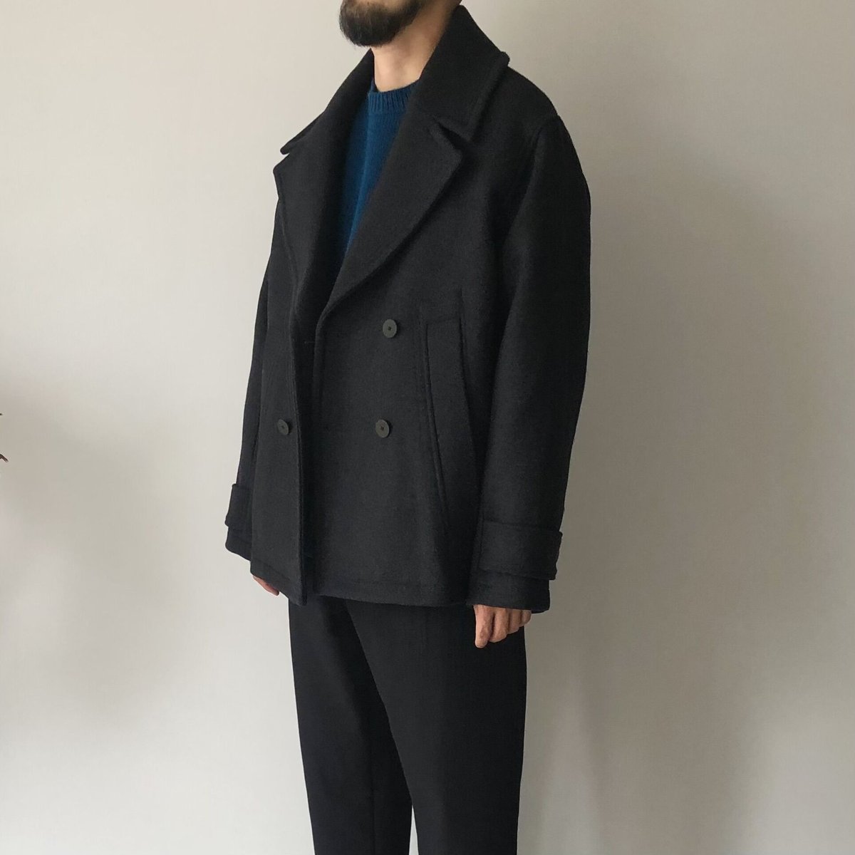 ☆希少☆STUDIO NICHOLSON×ZARA ウール Pコート ニコルソン スタジオ・ニコルソン」×「ザラ」人気コラボ第2弾がローンチ