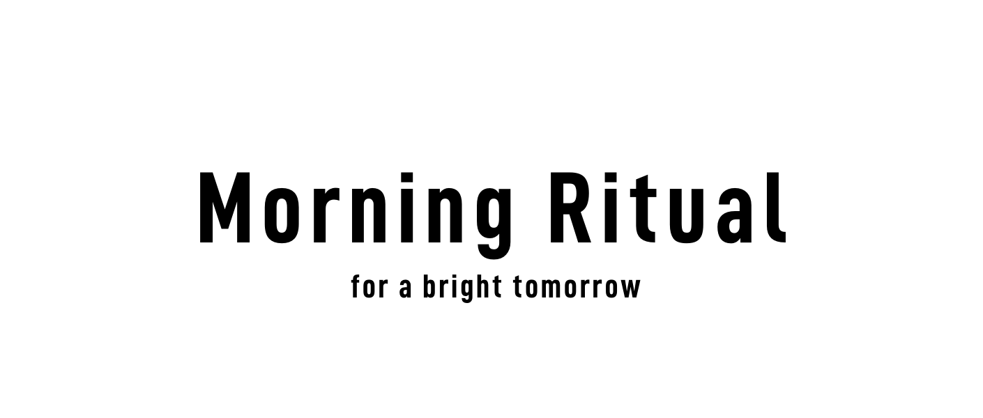 Morning Ritual ONLINE STORE