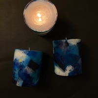 季節のキャンドル「夜の湖畔」