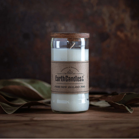 【Earth Candles Co.】SOY WAX CANDLE IN UPCYCLED BOTTLE ソイキャンドル アップサイクルボトル