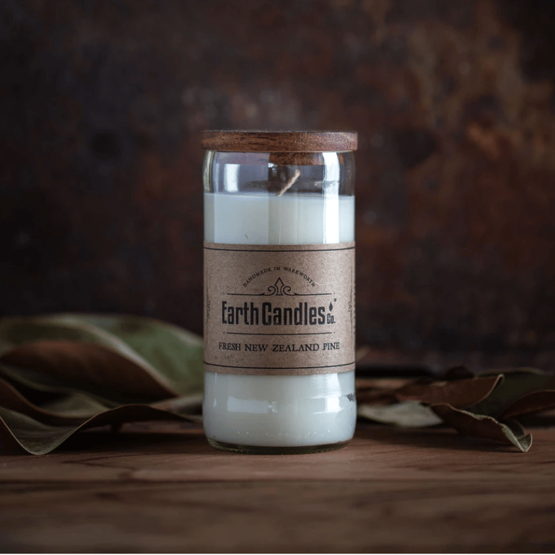 Earth Candles Co.】ソイキャンドル アップサイクルボトル