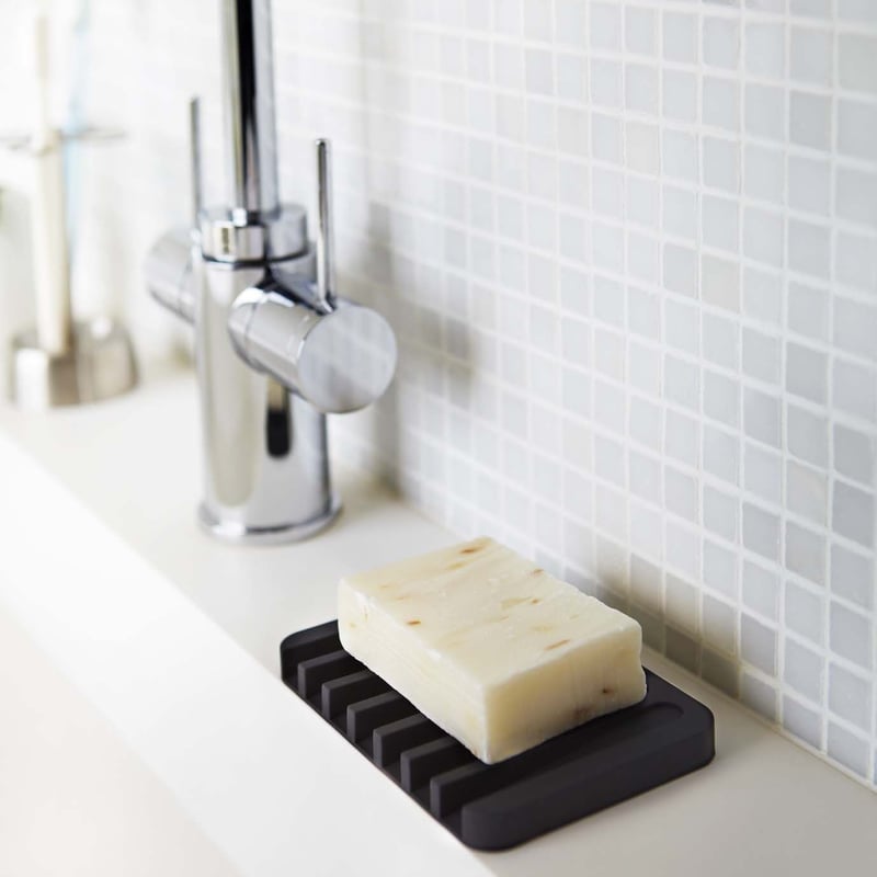Yamazaki】フロー シリコン ソープトレー ブラック | TwoTrees