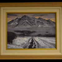 複製画 [雪の斜里岳]