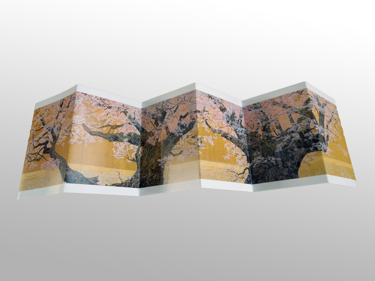 桜花浄苑雙図 6面のポストカード | 後藤純男美術館