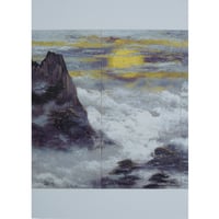 雲海黄山雨晴　８面のポストカード