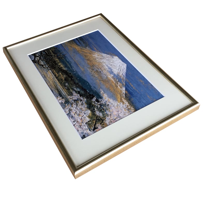 後藤純男、【山門緑映】、希少な額装用画集より、厳選、新品額装