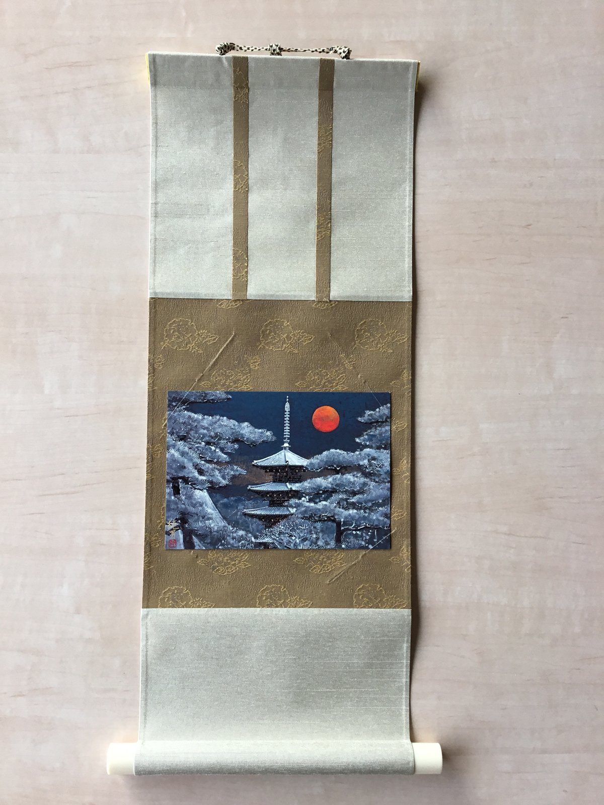 ポストカード用掛軸 色：茶 | 後藤純男美術館