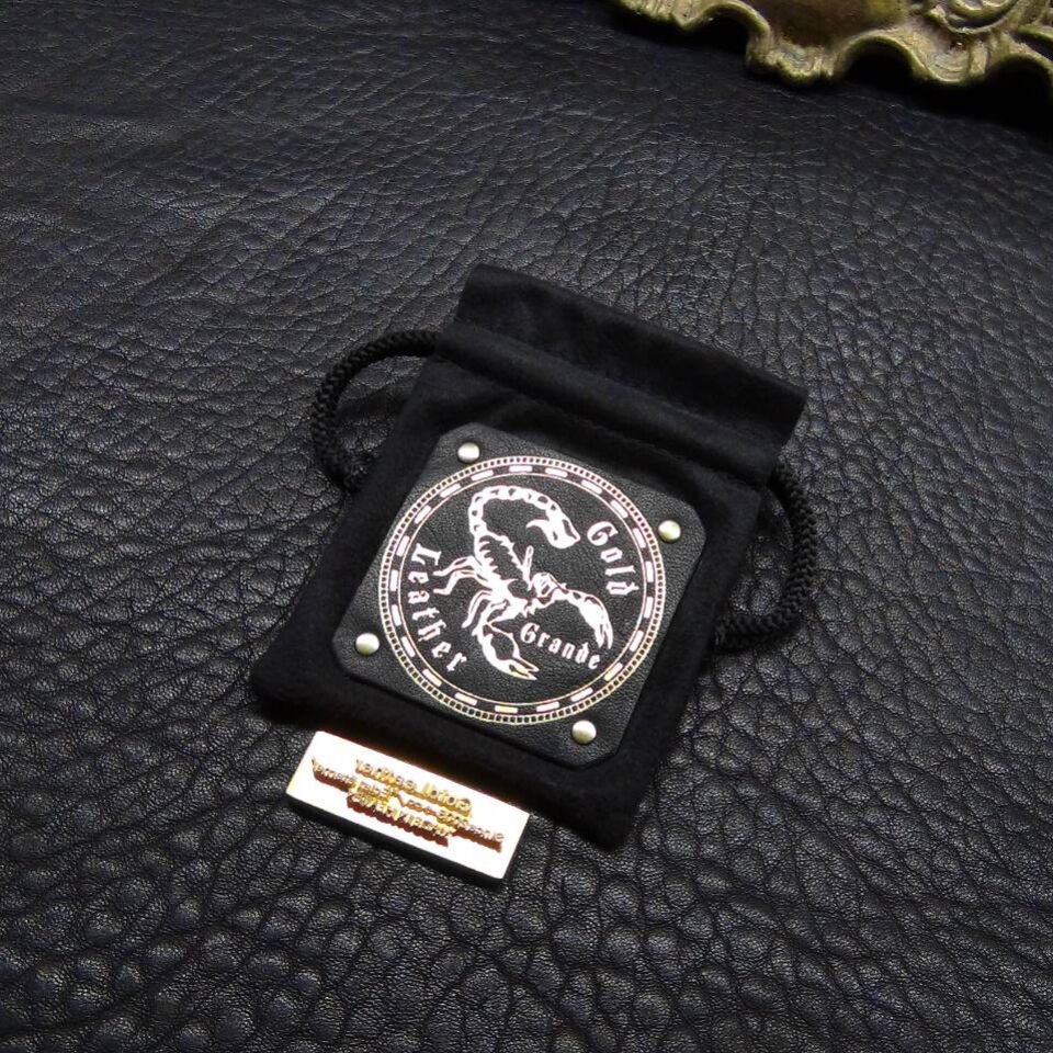 Leather discount jewelry pouch