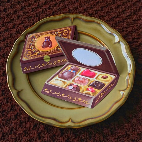 ✤エコクラフト✤　✤クッキーいっぱいdeアクセサリーケース✤ 宝石箱仕立てのギフトパッケージ | ジュエリーケース