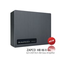 ZAPCO 6ch-DSP/4ch-アンプ HB46 II4A 「最高レベルの音質を求める方へ」