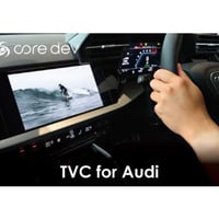 最新のAUDI純正ナビ/テレビが走行中視聴可能になる「TVコントローラー」CO-DEV2-VA01