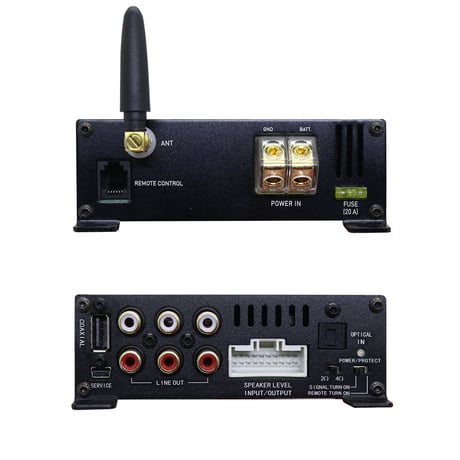 小型・高音質・ハイパワー 6ch-DSP/4chパワーアンプ SAIACO HSA-400.31PRO