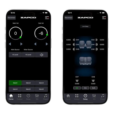多彩なオーディオ構成を可能にするZAPCO 10ch-DSP/8ch-DSPパワーアンプ HB410 Ⅱ8A
