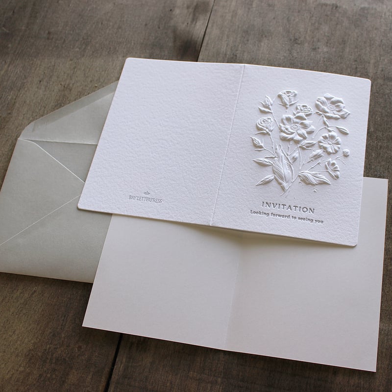 招待状 【封筒・中紙付】 INVITATION 104×146mm | bayletterpress