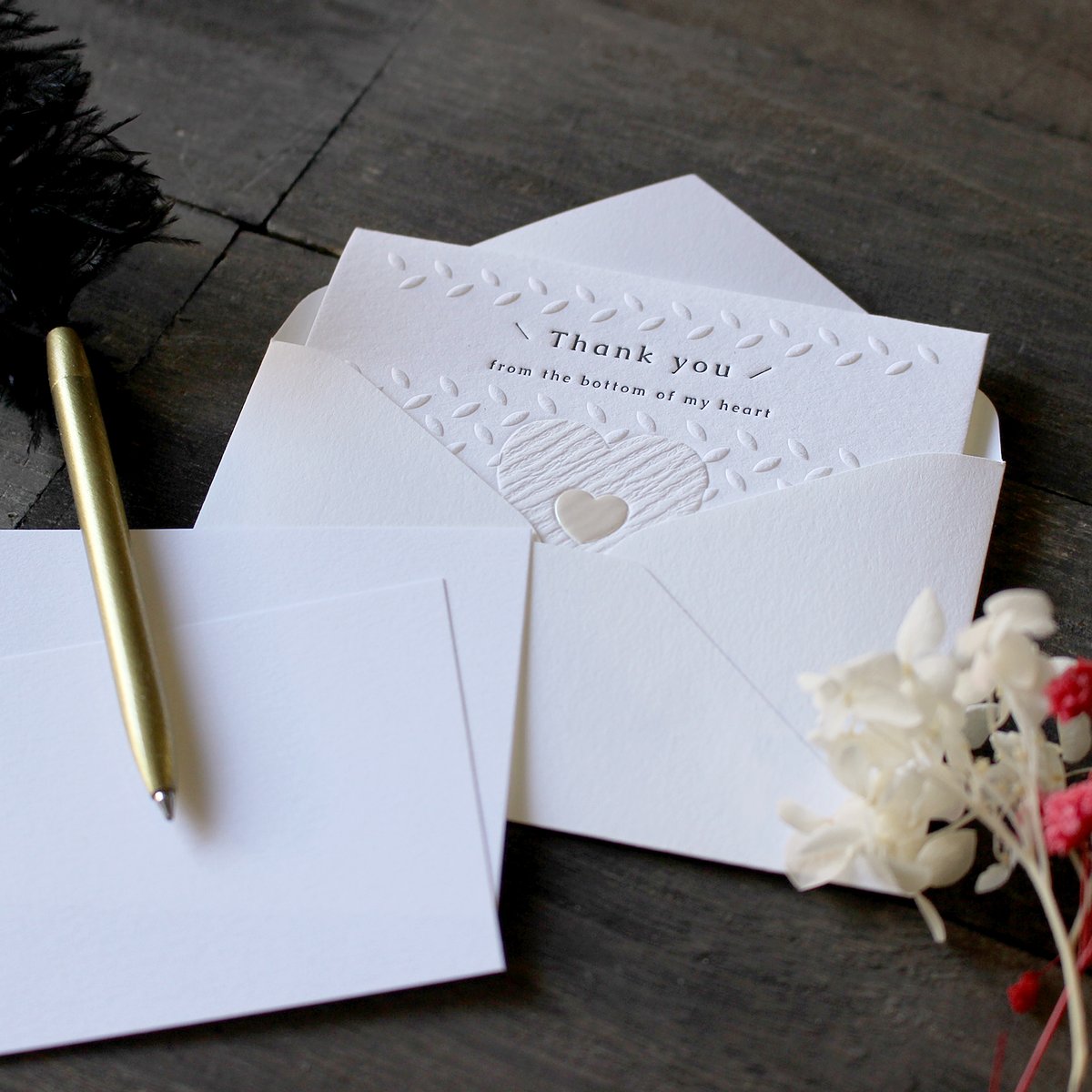 メッセージカード ミニサイズ 【封筒・中紙付】 多目的用