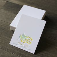 サンキューカード兼アクセサリー台紙【50枚】57×57mm | bayletterpress