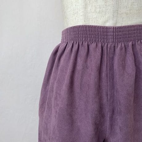 Purple Elastic Pants