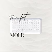 Mini font MOLD