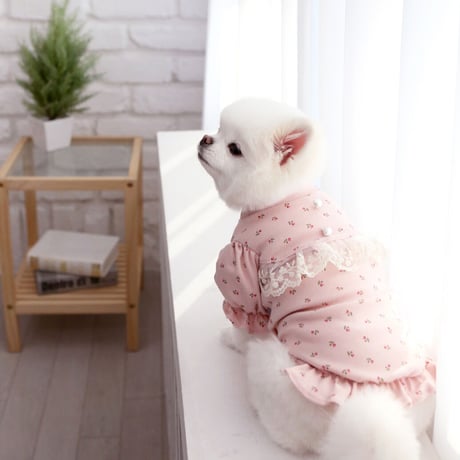 【ITSDOG】ベルサイユパフTシャツ　ピンク