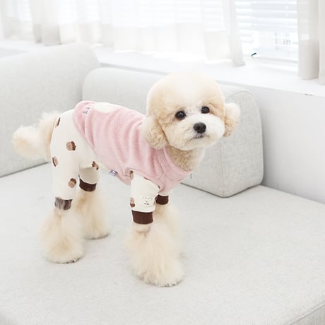 【ITSDOG】フラッフィーボアベスト　ピンク