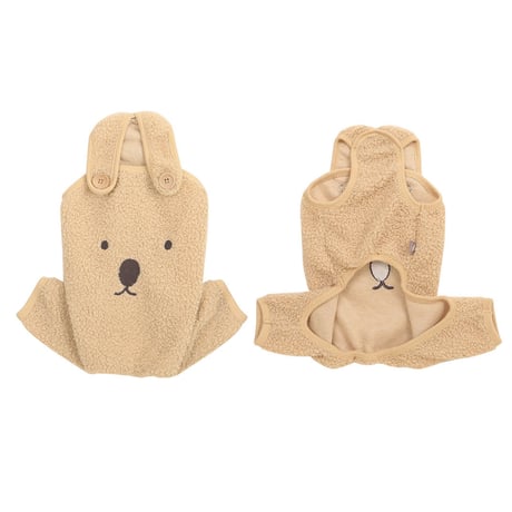 【ITSDOG】テディベアボアオールインワン　ブラウン