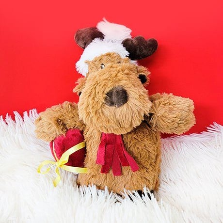 【M-PETS】エムペッツ　クリスマスドッグトイ　トナカイのルドルフ
