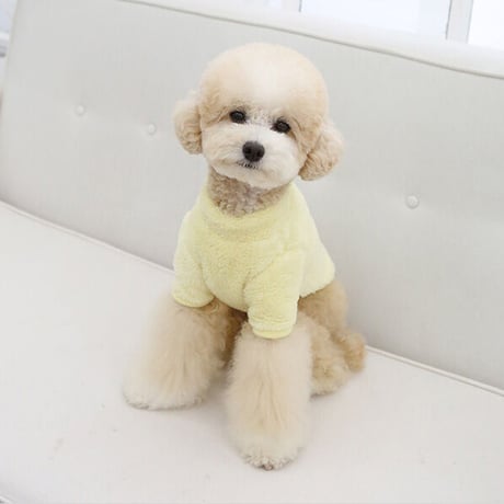【ITSDOG】わたあめフリース　イエロー