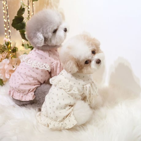【ITSDOG】ベルサイユパフTシャツ　ピンク