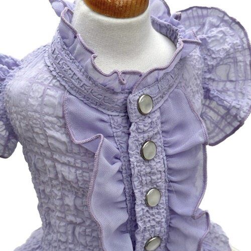 グレープ ゴッドピヴァ GODPIVA フルーツフリルブラウス フルーツフリルブラウス - GODPIVA（ゴッドピバ）： 犬のお洋服