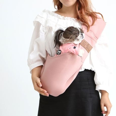 【ITSDOG】カンガルースリングバッグ〈ベーシック〉　ピンク・Lサイズ