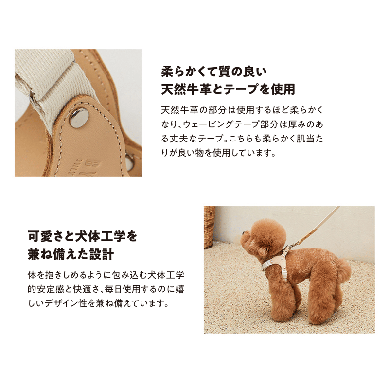 ドッグハーネス 大人気for pets only ボタンタイプのハーネス