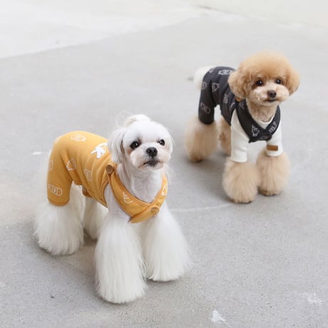 【ITSDOG】ミルクロゴオールインワン　マスタードイエロー