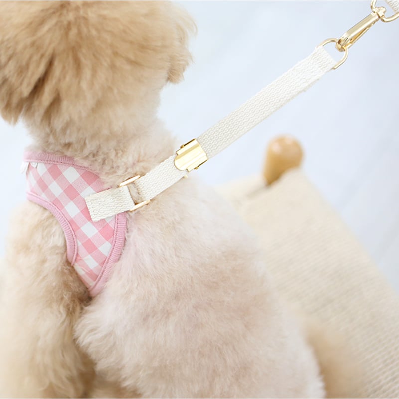 ITSDOG】ハートチェックハーネス ピンク | Pick me up! ITSDOG】ハートチェックハーネス ピンク | Pick me up!