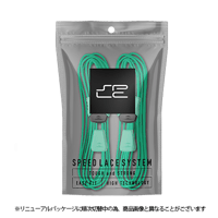 SPLC（ミントグリーン） 結ばないゆるまない靴ひも 丈夫で伸びないひも すばやくロック＆解除
