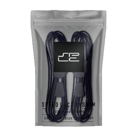 SPLC（ネイビー） 結ばないゆるまない靴ひも 丈夫で伸びないひも すばやくロック＆解除