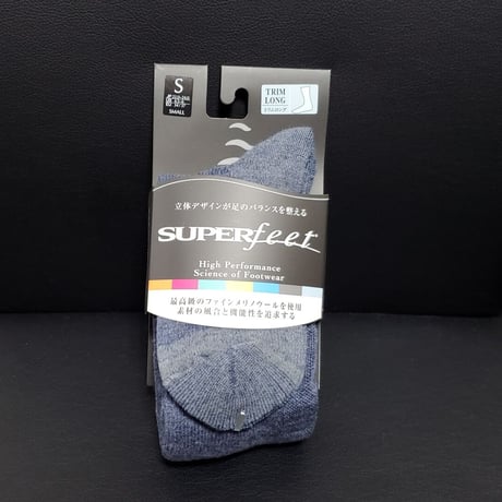 スーパーフィート・コンデショニングサポートソックス（トリムロング）ネイビー