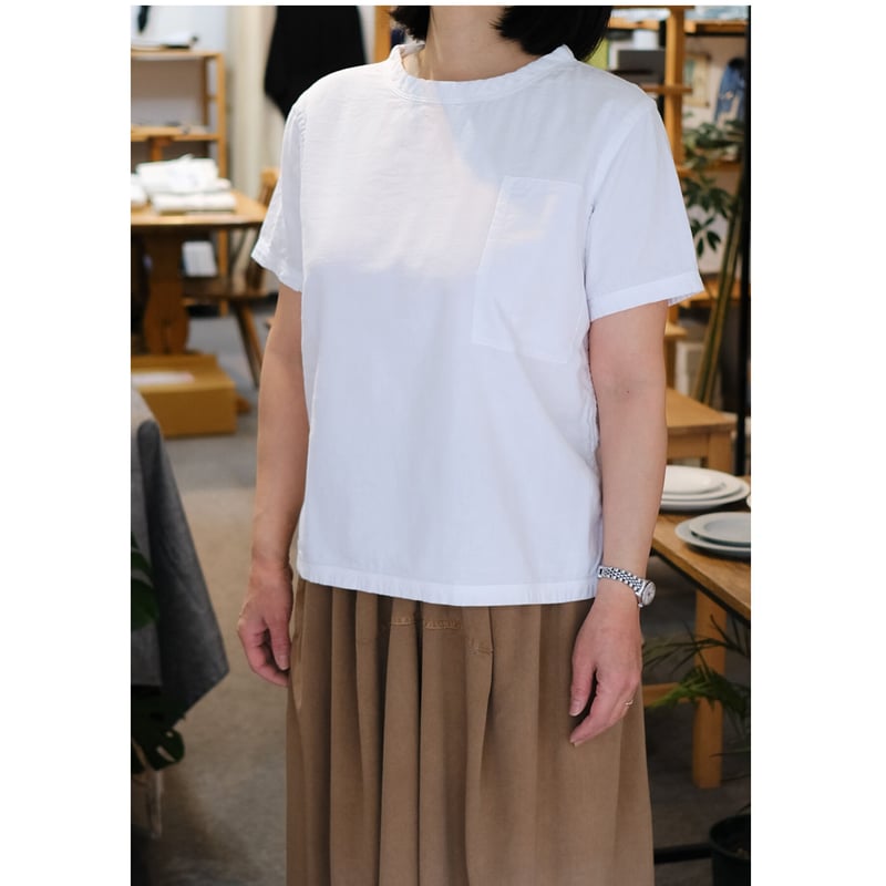 SEEP / Gauze Lady's Short Sleeve Pocket T-Shirt
