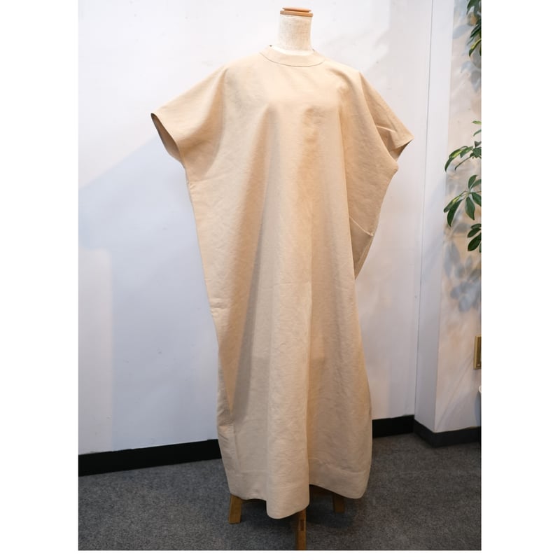 ヒムカシ / square french tunic (偽リネン / 軽量軽撥水ポリエステル) ヒムカシ / square french tunic (偽リネン / 軽量軽撥水ポリエステル)