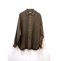 ヒムカシ / square french tunic (偽リネン / 軽量軽撥水ポリエステル)