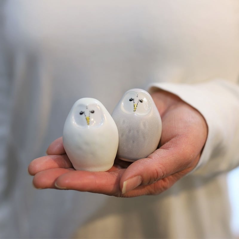 トモタケ　クッション　ふくろうと猫 tomotake トモタケ 動物クッション フクロウ インテリア