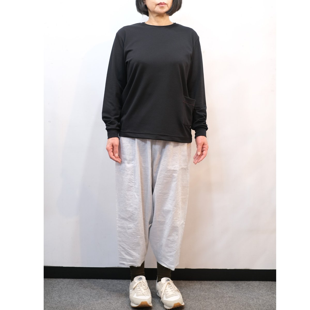 サリゲナク（ヒムカシ）/ Refresh! Half Roll Neck Long Sleev