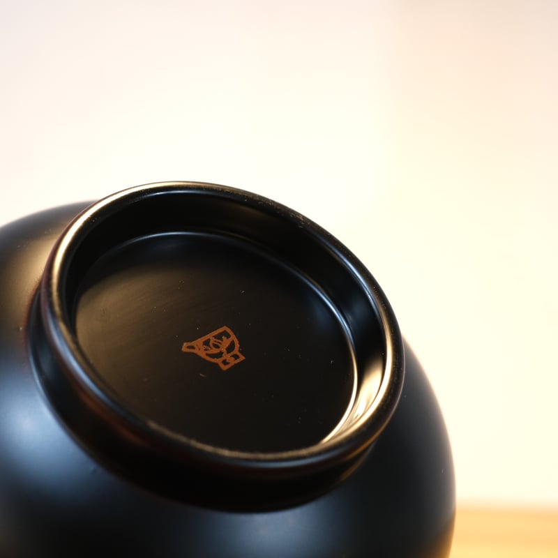 安比塗漆器工房 / 4.4寸羽反椀（トチ） | mother duck ONLINE STORE
