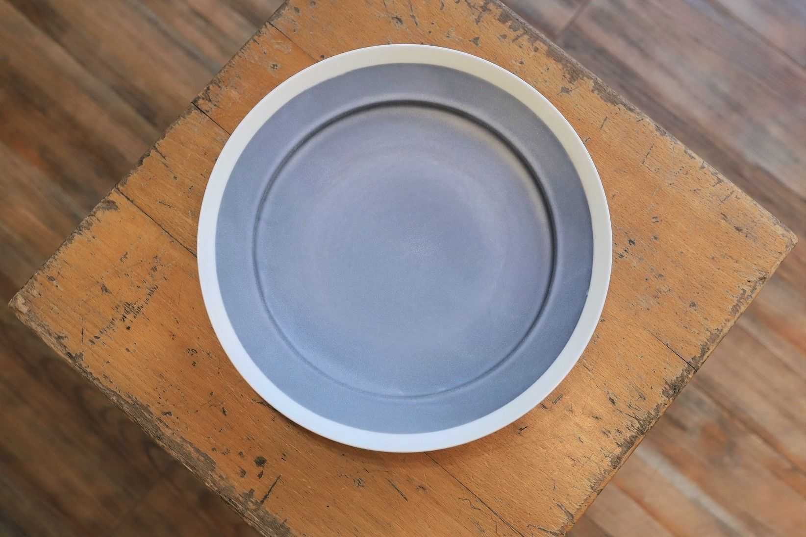 ま*り様 イイホシユミコ　with4 24plate gray 2枚組　ブルーグ yumiko iihoshi porcelain / with4 gray 24 plate