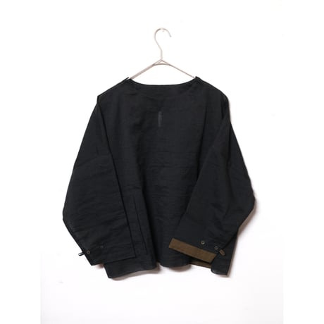 サリゲナク / ティッシュペーパー・Flat ２／２ Blouse -（強撚コットンラミーローン)