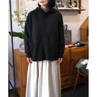 ヒムカシ(サリゲナク)スクエアフレンチチュニック ヒムカシ / square french tunic (偽リネン / 軽量軽撥水ポリエステル)