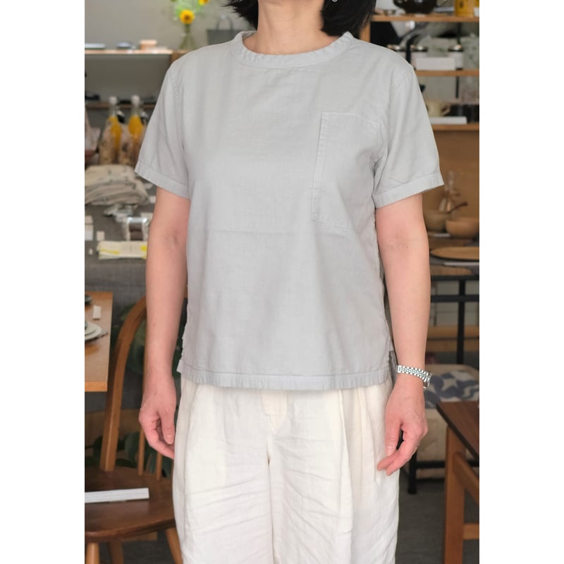 SEEP / Gauze Lady's Short Sleeve Pocket T-Shirt
