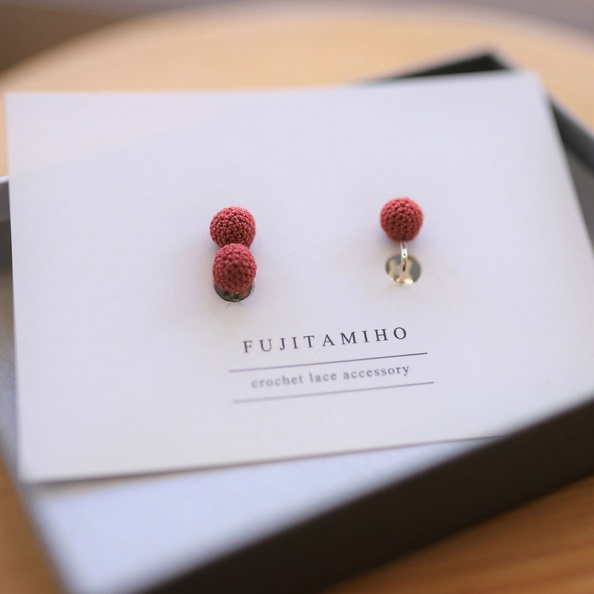 ピアス 枝葉 藤田美帆 FUJITAMIHO FUJITAMIHO アクセサリーオーダー